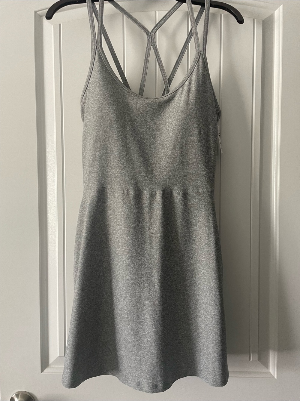 Old Navy Gray Strappy Fit-and-Flare Athletic Dress - Women NWT